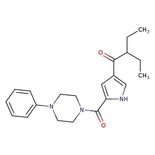 2-ethyl-1-[5-(4-phenylpiperazine-1-carbonyl)-1H-pyrrol-3-yl]butan-1-one