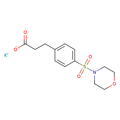 potassium 3-[4-(morpholine-4-sulfonyl)phenyl]propanoate