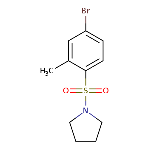1-[(4-Bromo-2-methylbenzene)sulfonyl]pyrrolidine