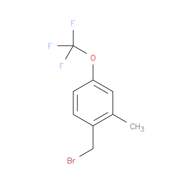 Benzene, 1-(bromomethyl)-2-methyl-4-(trifluoromethoxy)-