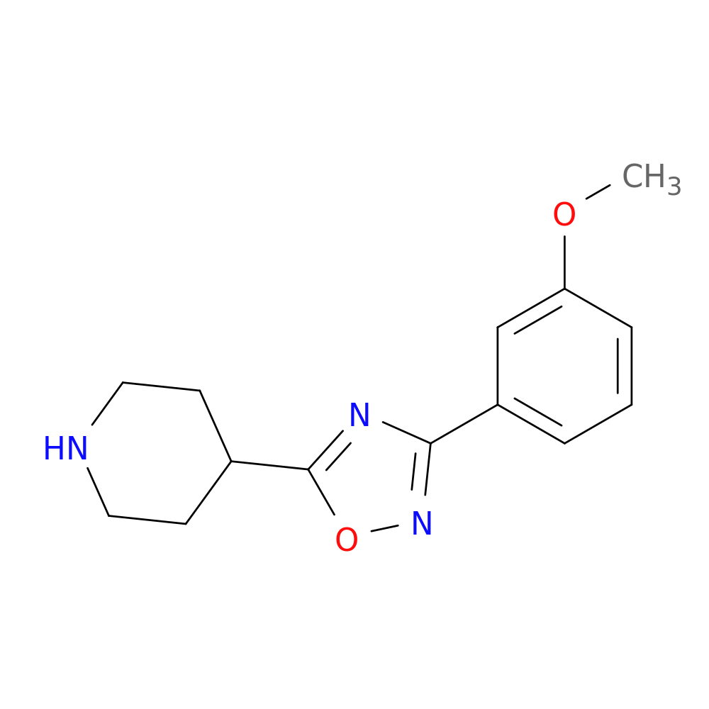 4-[3-(3-Methoxy-phenyl)-[1,2,4]oxadiazol-5-yl]-piperidine
