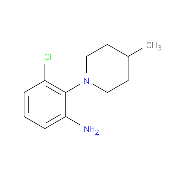3-Chloro-2-(4-methylpiperidin-1-yl)aniline
