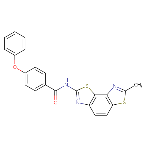 N-{11-methyl-3,10-dithia-5,12-diazatricyclo[7.3.0.0^{2,6}]dodeca-1(9),2(6),4,7,11-pentaen-4-yl}-4-phenoxybenzamide