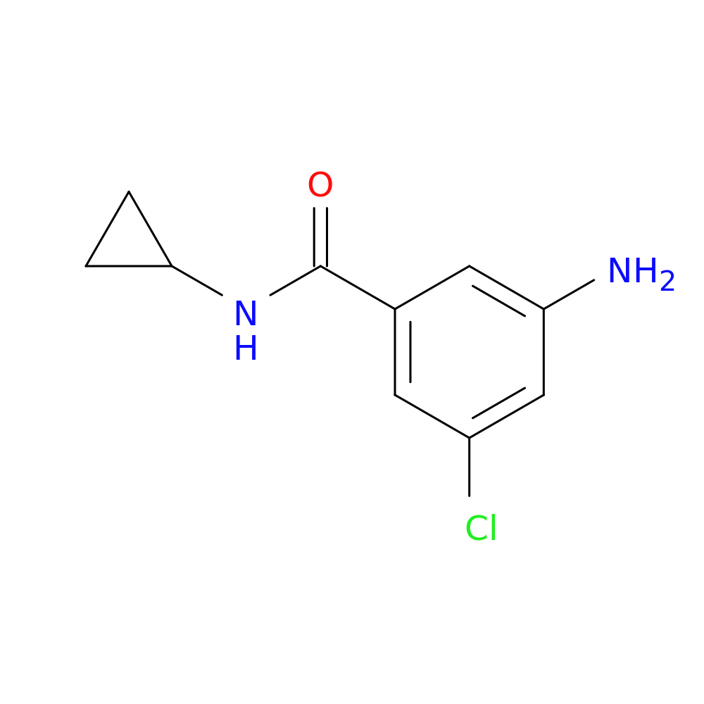 3-Amino-5-chloro-N-cyclopropylbenzamide