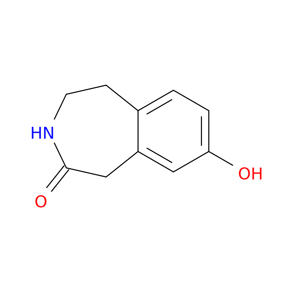 8-hydroxy-2,3,4,5-tetrahydro-1H-3-benzazepin-2-one