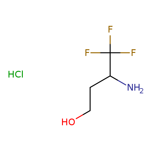 3-amino-4,4,4-trifluorobutan-1-ol hydrochloride