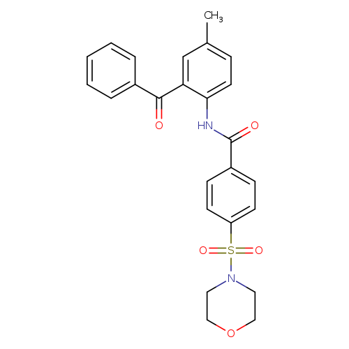 N-(2-benzoyl-4-methylphenyl)-4-(morpholine-4-sulfonyl)benzamide