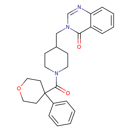 3-{[1-(4-phenyloxane-4-carbonyl)piperidin-4-yl]methyl}-3,4-dihydroquinazolin-4-one