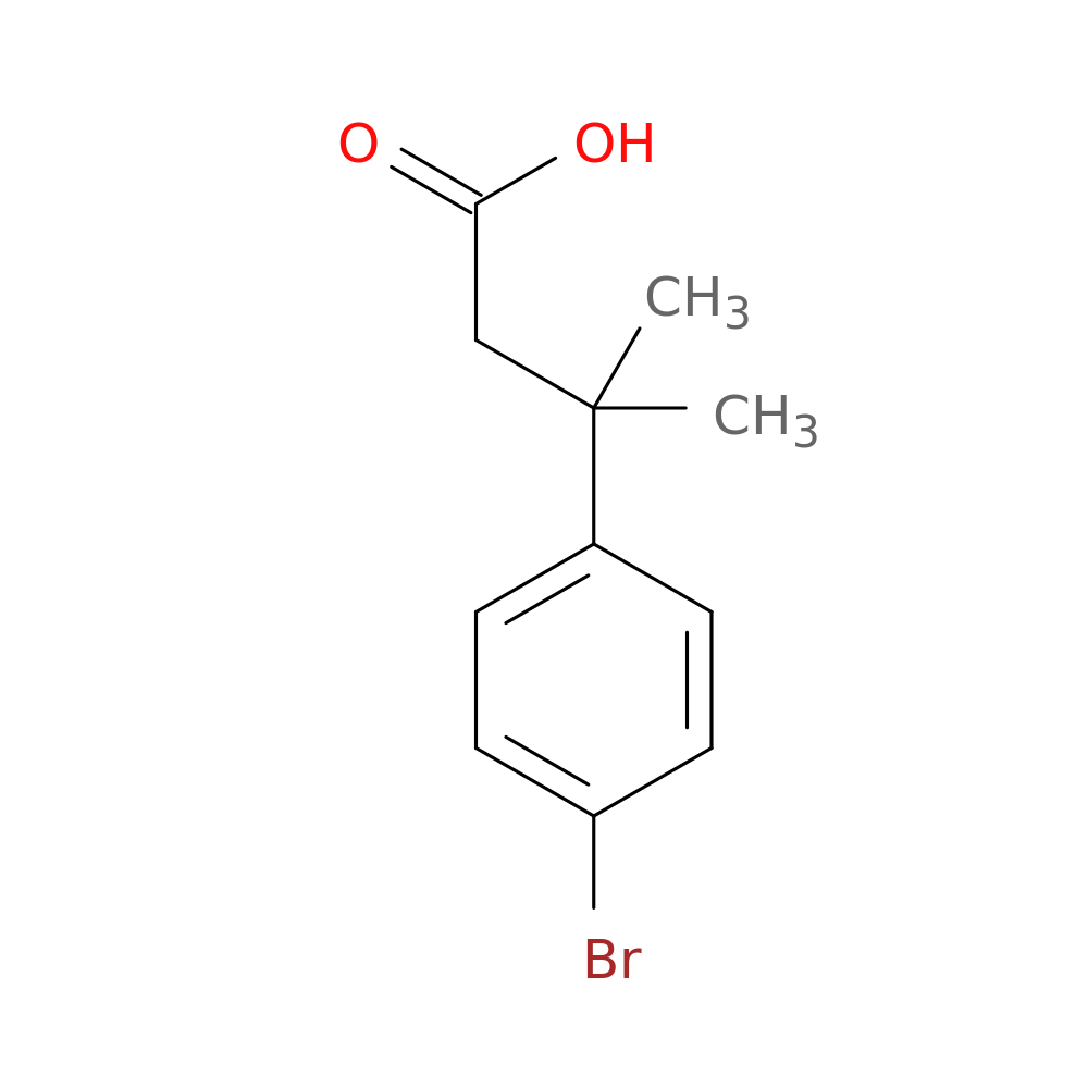 3-(4-Bromophenyl)-3-methylbutanoic acid