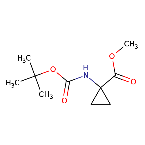 Methyl 1-((tert-butoxycarbonyl)amino)cyclopropanecarboxylate