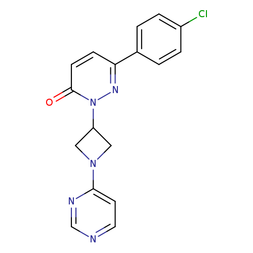 6-(4-chlorophenyl)-2-[1-(pyrimidin-4-yl)azetidin-3-yl]-2,3-dihydropyridazin-3-one
