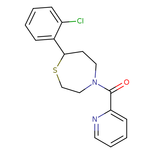 7-(2-chlorophenyl)-4-(pyridine-2-carbonyl)-1,4-thiazepane
