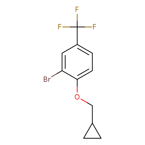 2-Bromo-1-cyclopropylmethoxy-4-trifluoromethyl-benzene