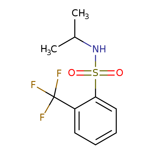 N-(propan-2-yl)-2-(trifluoromethyl)benzene-1-sulfonamide