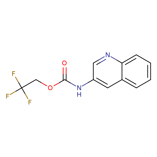 2,2,2-trifluoroethyl N-(quinolin-3-yl)carbamate