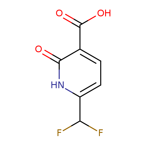 6-(difluoromethyl)-2-oxo-1,2-dihydropyridine-3-carboxylic acid