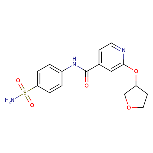 2-(oxolan-3-yloxy)-N-(4-sulfamoylphenyl)pyridine-4-carboxamide