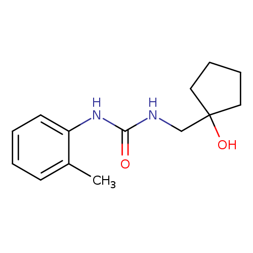 3-[(1-hydroxycyclopentyl)methyl]-1-(2-methylphenyl)urea