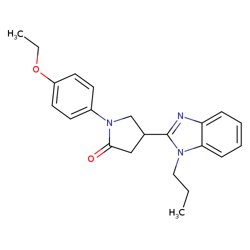 1-(4-ethoxyphenyl)-4-(1-propyl-1H-1,3-benzodiazol-2-yl)pyrrolidin-2-one