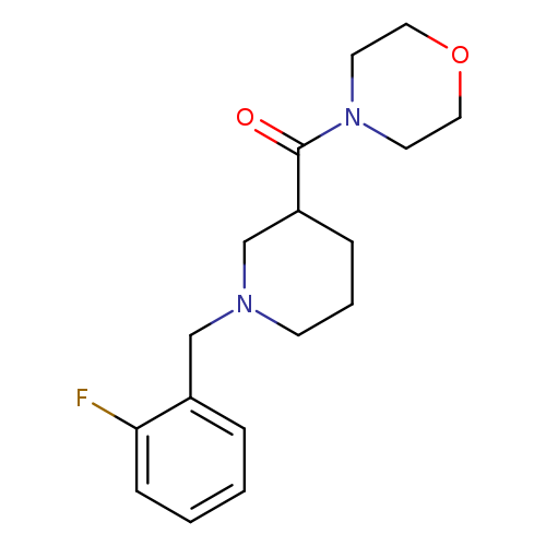 4-{1-[(2-fluorophenyl)methyl]piperidine-3-carbonyl}morpholine