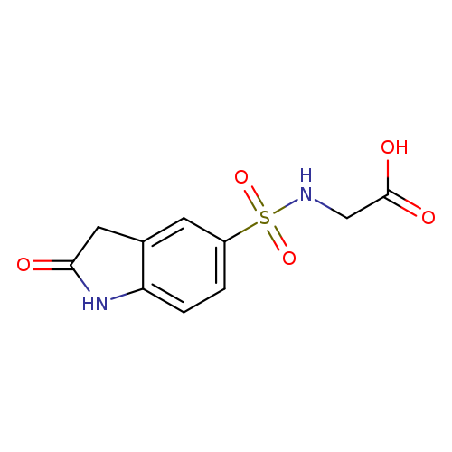 N-[(2-oxo-2,3-dihydro-1H-indol-5-yl)sulfonyl]glycine
