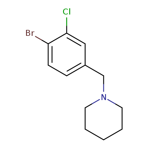 1-(4-Bromo-3-chlorobenzyl)piperidine