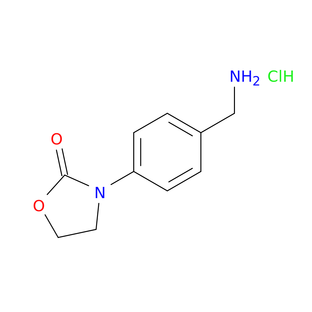 3-(4-(Aminomethyl)phenyl)oxazolidin-2-one hydrochloride