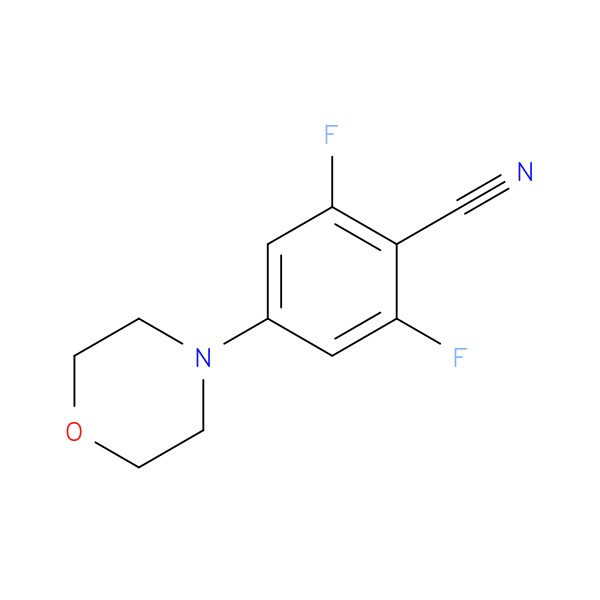 2,6-Difluoro-4-(morpholin-4-yl)benzonitrile