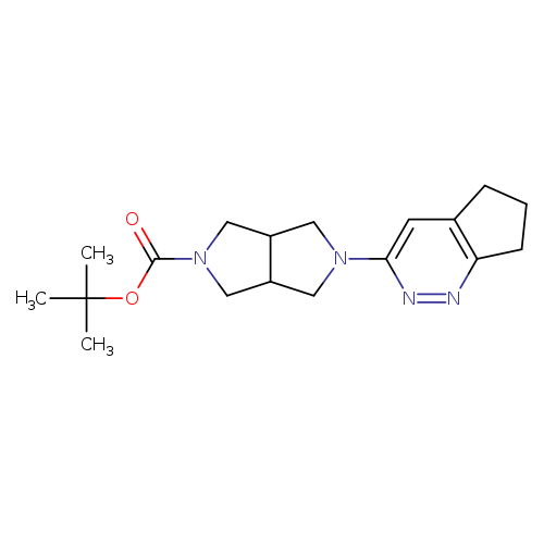 tert-butyl 5-{5H,6H,7H-cyclopenta[c]pyridazin-3-yl}-octahydropyrrolo[3,4-c]pyrrole-2-carboxylate