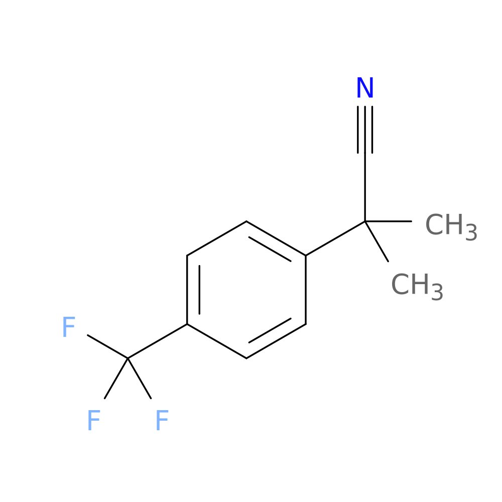 2-Methyl-2-(4-(trifluoromethyl)phenyl)propanenitrile