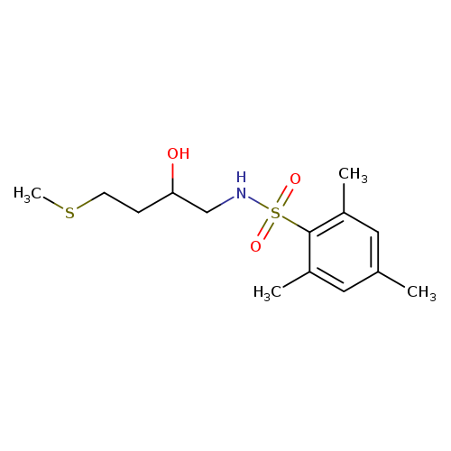 N-[2-hydroxy-4-(methylsulfanyl)butyl]-2,4,6-trimethylbenzene-1-sulfonamide