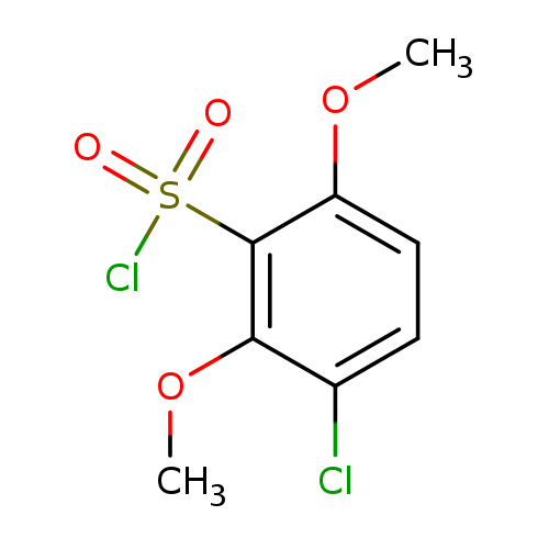 3-chloro-2,6-dimethoxybenzene-1-sulfonyl chloride