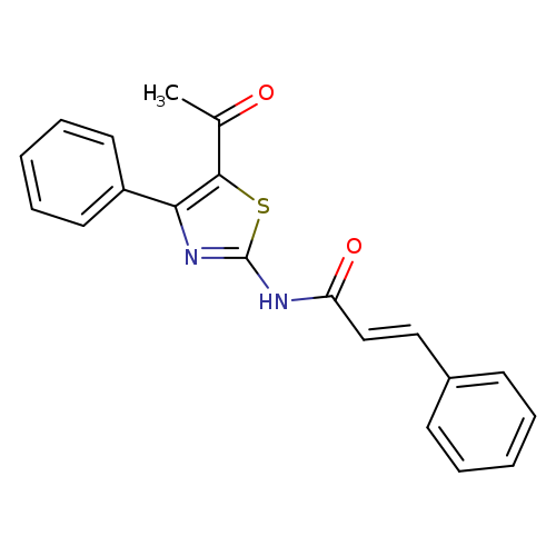 (2E)-N-(5-acetyl-4-phenyl-1,3-thiazol-2-yl)-3-phenylprop-2-enamide