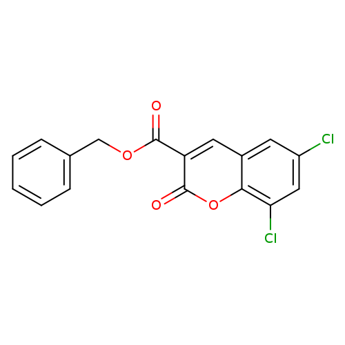 benzyl 6,8-dichloro-2-oxo-2H-chromene-3-carboxylate