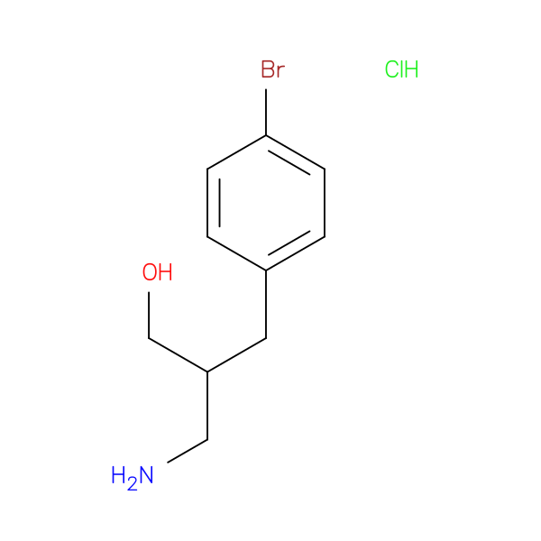 3-amino-2-[(4-bromophenyl)methyl]propan-1-ol hydrochloride