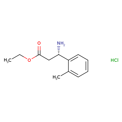 ethyl (3S)-3-amino-3-(2-methylphenyl)propanoate hydrochloride