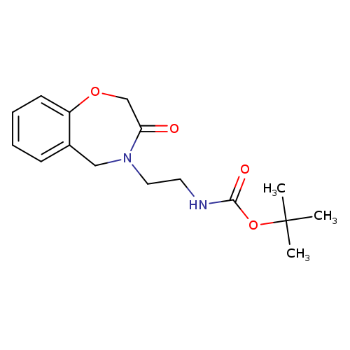 Carbamic acid, N-[2-(2,3-dihydro-3-oxo-1,4-benzoxazepin-4(5H)-yl)ethyl]-, 1,1-dimethylethyl ester