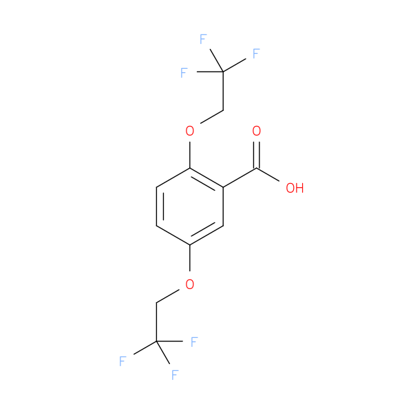 2,5-Bis(2,2,2-trifluoroethoxy)benzoic acid