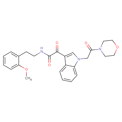 N-[2-(2-methoxyphenyl)ethyl]-2-{1-[2-(morpholin-4-yl)-2-oxoethyl]-1H-indol-3-yl}-2-oxoacetamide