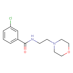 3-chloro-N-[2-(morpholin-4-yl)ethyl]benzamide