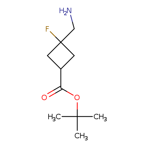 tert-butyl3-(aminomethyl)-3-fluorocyclobutane-1-carboxylate