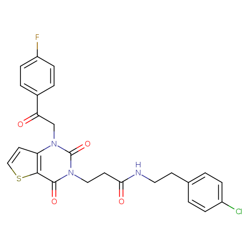 N-[2-(4-chlorophenyl)ethyl]-3-{1-[2-(4-fluorophenyl)-2-oxoethyl]-2,4-dioxo-1H,2H,3H,4H-thieno[3,2-d]pyrimidin-3-yl}propanamide