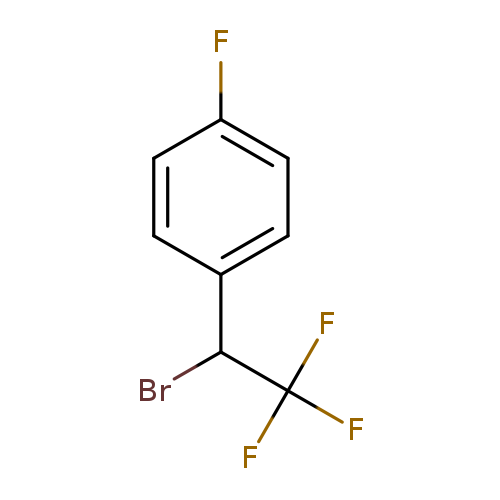 1-(1-bromo-2,2,2-trifluoroethyl)-4-fluorobenzene