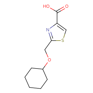 2-[(cyclohexyloxy)methyl]-1,3-thiazole-4-carboxylicacid