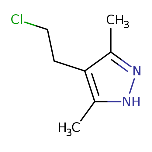 4-(2-Chloroethyl)-3,5-dimethyl-1h-pyrazole