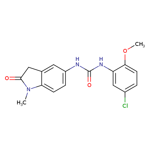 1-(5-chloro-2-methoxyphenyl)-3-(1-methyl-2-oxo-2,3-dihydro-1H-indol-5-yl)urea