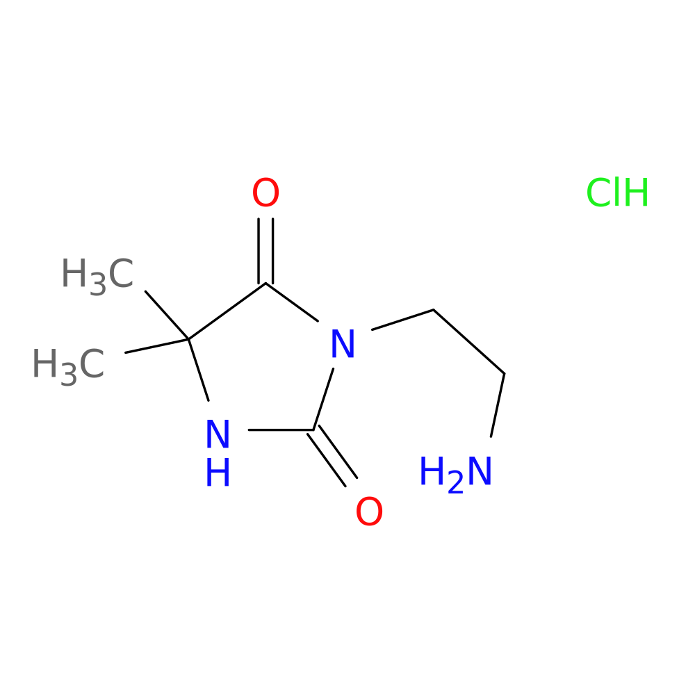 3-(2-aminoethyl)-5,5-dimethylimidazolidine-2,4-dione hydrochloride