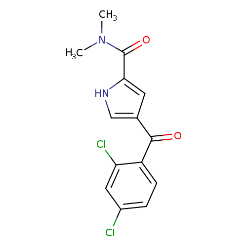 4-(2,4-dichlorobenzoyl)-N,N-dimethyl-1H-pyrrole-2-carboxamide