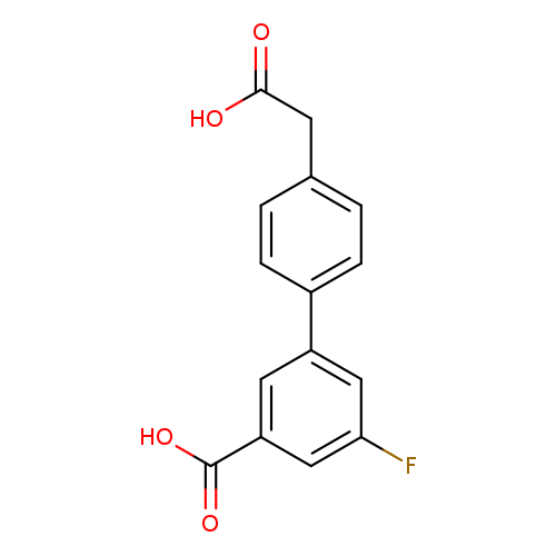 3-[4-(Carboxymethyl)phenyl]-5-fluorobenzoic acid
