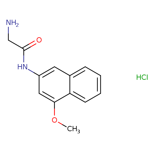 Glycine 4-methoxy-beta-naphthylamide hydrochloride